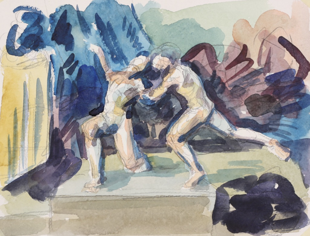 untitled; watercolor, 30 x 42 cm, 2019
