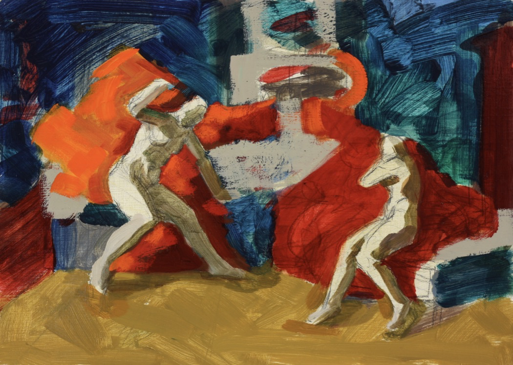 untitled; oil on board, 25 x 35 cm, 2017